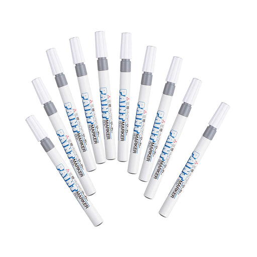 Mitsubishi Pencil Fine Point Ash Paint Marker Pack of 10 Pieces-Kiichin - The #1 Place for Japanese Goods in Your Hand!
