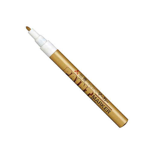 Mitsubishi Pencil Fine Point Gold Paint Marker - Set of 10 Pieces Px21.25-Kiichin - The #1 Place for Japanese Goods in Your Hand!