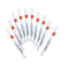 Mitsubishi Pencil Fine Point Red Paint Marker Pack of 10-Kiichin - The #1 Place for Japanese Goods in Your Hand!