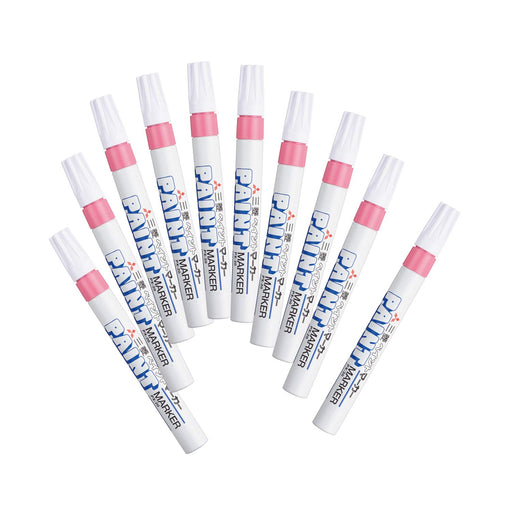 Mitsubishi Pencil Medium Point Peach Paint Marker Set of 10 Px20.13-Kiichin - The #1 Place for Japanese Goods in Your Hand!