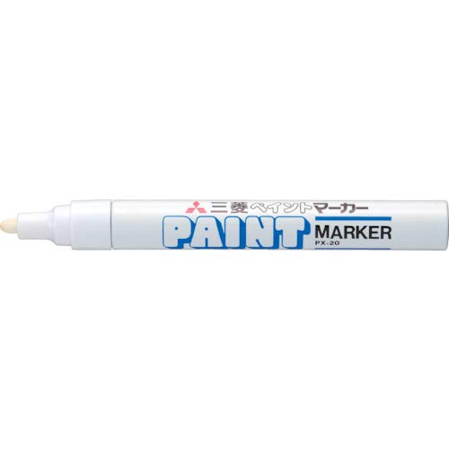 Mitsubishi Pencil Medium Point Paint Marker Px20.1 in White-Kiichin - The #1 Place for Japanese Goods in Your Hand!