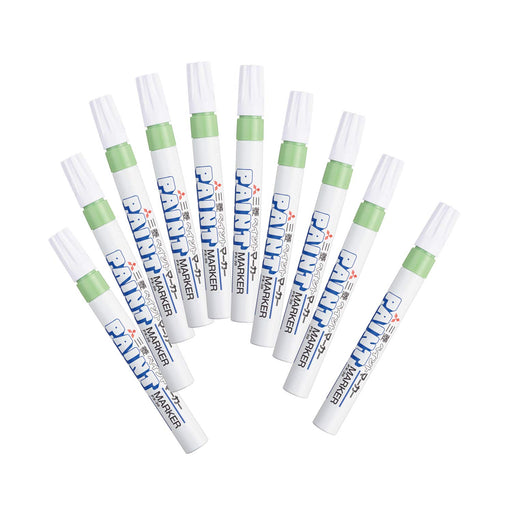 Mitsubishi Pencil Medium Point Yellow Green Paint Marker - 10 Pack-Kiichin - The #1 Place for Japanese Goods in Your Hand!