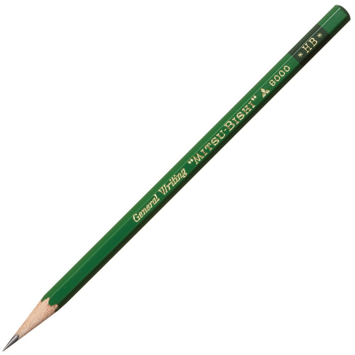 Mitsubishi Pencil K9000Hb Premium Quality HB Pencils Pack of 12-Kiichin - The #1 Place for Japanese Goods in Your Hand!