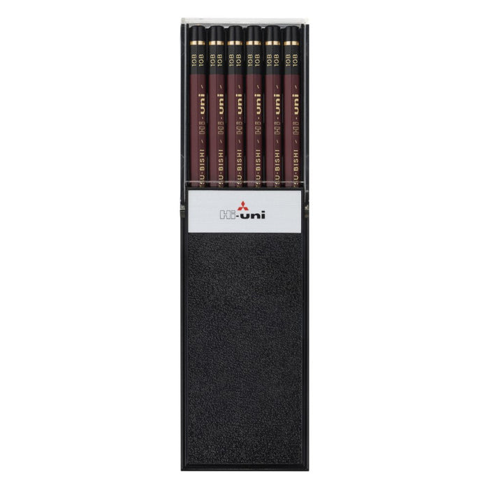 Mitsubishi Pencil High Uni 10B - Quality Pack of 12 Pencils-Kiichin - The #1 Place for Japanese Goods in Your Hand!