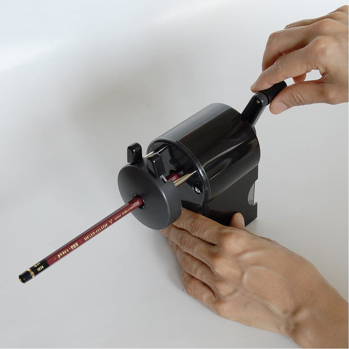 Mitsubishi Pencil KH-18 Manual Pencil Sharpener in Black-Kiichin - The #1 Place for Japanese Goods in Your Hand!