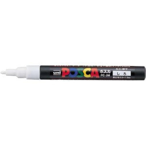 Mitsubishi Pencil Uni Posca Fine Point 0.9-1.3mm in White PC-3M.1-Kiichin - The #1 Place for Japanese Goods in Your Hand!