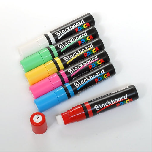 Mitsubishi Pencil Extra Thick Yellow Water-Based Pen - Black Board Posca PCE50017K1P.2-Kiichin - The #1 Place for Japanese Goods in Your Hand!