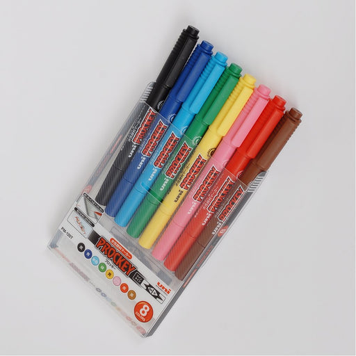 Mitsubishi Pencil Plocky Twin Extra Fine Water-Based Multicolor Pen Set 8 Colors-Kiichin - The #1 Place for Japanese Goods in Your Hand!