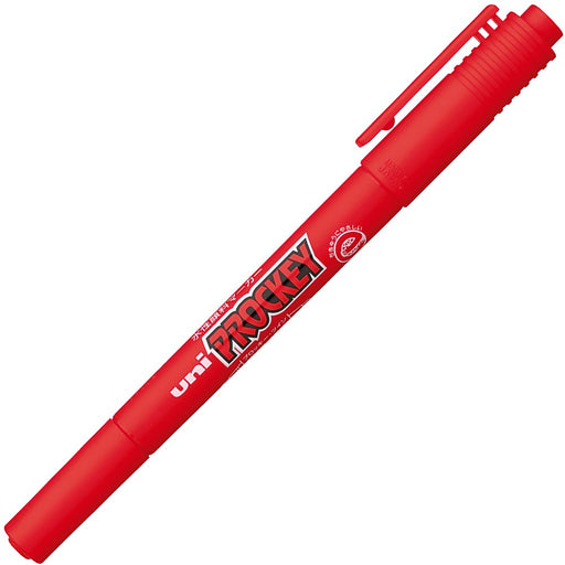 Mitsubishi Pencil Plocky Twin Extra Fine Water-Based Red Pen Pack of 10-Kiichin - The #1 Place for Japanese Goods in Your Hand!