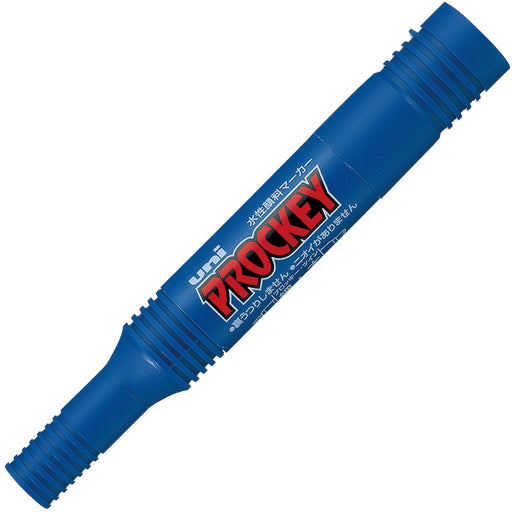 Mitsubishi Pencil Plocky Twin PM150TR Water-Based Blue Pens Pack of 10-Kiichin - The #1 Place for Japanese Goods in Your Hand!