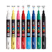 Mitsubishi Pencil Posca Extra Fine Water-Based 8-Color Pen Set Pc1M8C-Kiichin - The #1 Place for Japanese Goods in Your Hand!