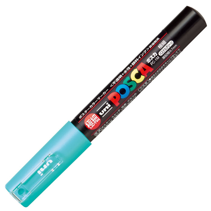 Mitsubishi Pencil Extra Fine Pc1Mp.6 Pastel Green Water-Based Pen Pack of 10-Kiichin - The #1 Place for Japanese Goods in Your Hand!