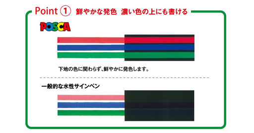 Mitsubishi Pencil Medium Point Water-Based Posca Pen Pastel Purple Pack of 10-Kiichin - The #1 Place for Japanese Goods in Your Hand!