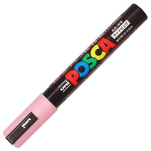 Mitsubishi Pencil Posca Medium Point Water-Based Pen 10 Pieces Light Pink PC5M.51-Kiichin - The #1 Place for Japanese Goods in Your Hand!