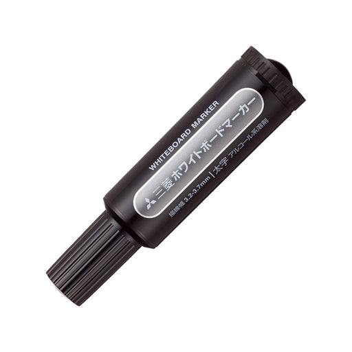 Mitsubishi Pencil Bold Black Whiteboard Marker with Round Lead - Pwb7M.24-Kiichin - The #1 Place for Japanese Goods in Your Hand!