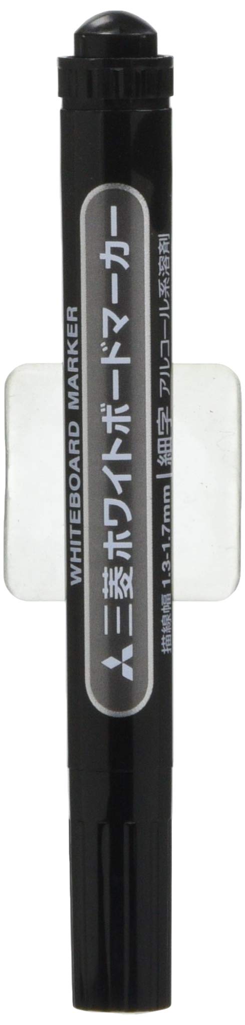 Mitsubishi Pencil Fine Point Round Lead Black Whiteboard Marker - 10 Pieces Pack-Kiichin - The #1 Place for Japanese Goods in Your Hand!