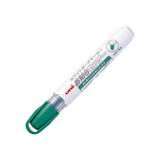 Mitsubishi Pencil Medium Point Green Whiteboard Marker with Notification Sensor-Kiichin - The #1 Place for Japanese Goods in Your Hand!