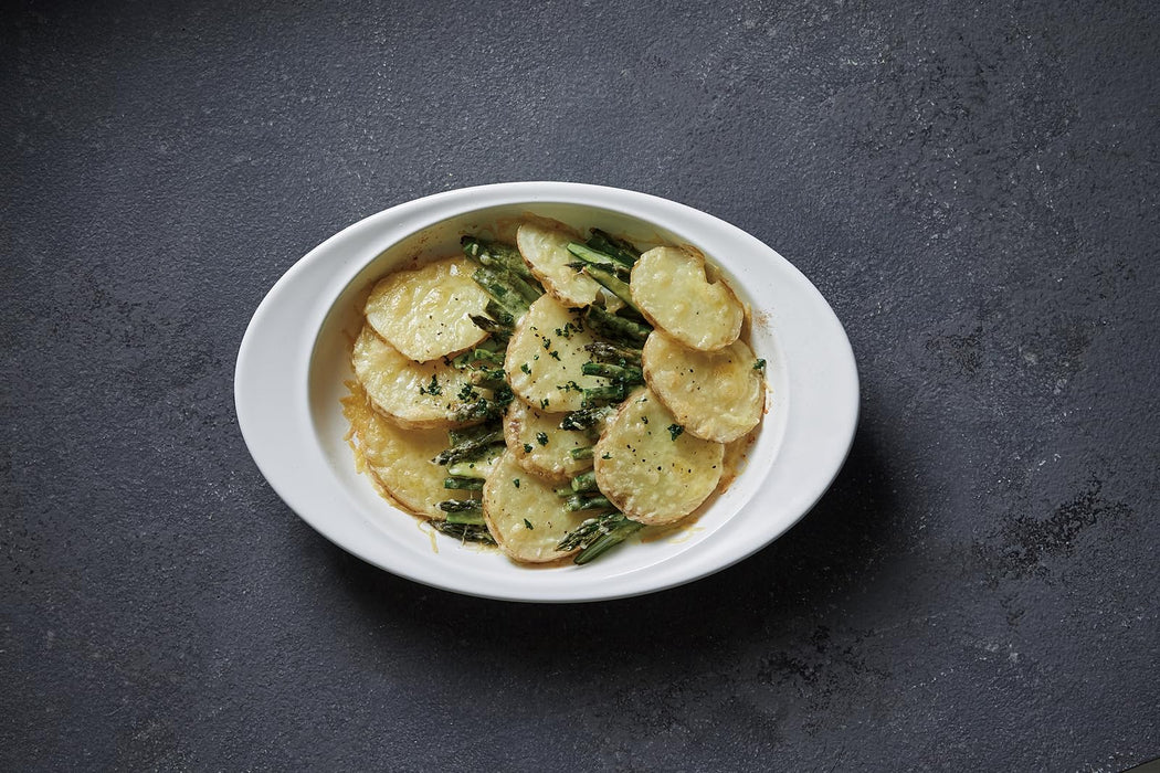 Noda Horo 28Cm White Enamel Oval Curry Pasta Plate Oven Safe Japan Made