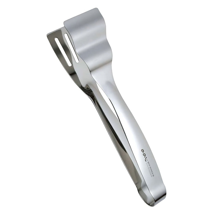 Nonoji UD Stainless Steel Pasta Tongs - Small, Durable Kitchen Tool-Kiichin - The #1 Place for Japanese Goods in Your Hand!