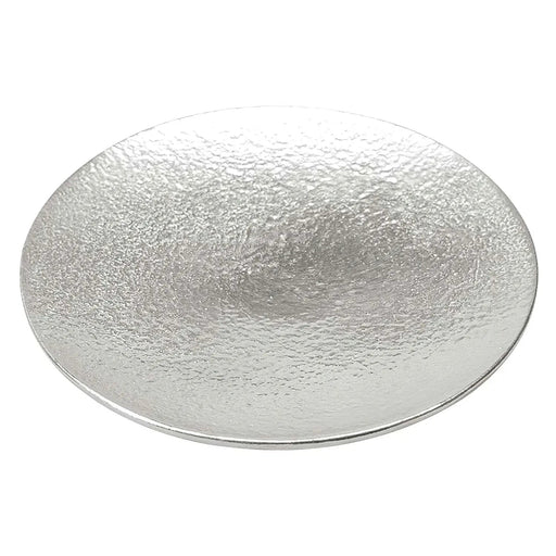 Nousaku Tinware Small Plate Maru - Exquisite and Functional Tableware for Every Occasion-Kiichin - The #1 Place for Japanese Goods in Your Hand!