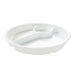 Ogiso Deep Oval Three-Compartment Ceramic Plate - Easy to Use & Kid-Friendly-Kiichin - The #1 Place for Japanese Goods in Your Hand!
