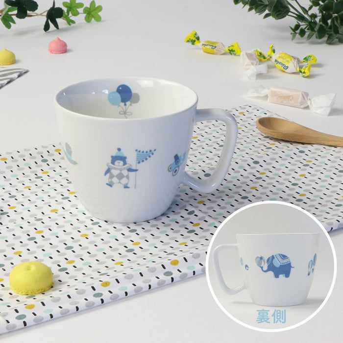 Ogiso Silk Easy-To-Hold Reinforced Porcelain Cup for Nursery Schools-Kiichin - The #1 Place for Japanese Goods in Your Hand!