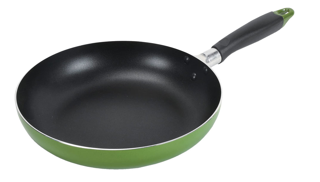 Pearl Metal 26cm Frying Pan Fluorine Coated IH Compatible Green New-Kiichin - The #1 Place for Japanese Goods in Your Hand!