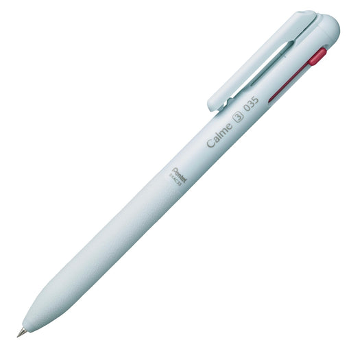 Pentel Calme Light Blue 0.35mm 3-Color Ballpoint Pen - Bxac33S2-Kiichin - The #1 Place for Japanese Goods in Your Hand!