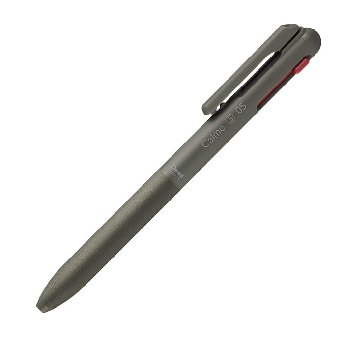 Pentel Calme Khaki 0.5mm 3 Color Ballpoint Pen BXAC35D-Kiichin - The #1 Place for Japanese Goods in Your Hand!