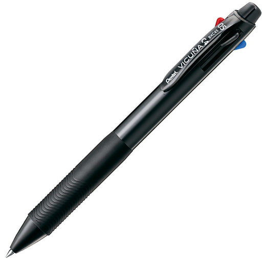 Pentel Vicuna 4-Color 0.5mm Ballpoint Pen in Black - BXC45A Model-Kiichin - The #1 Place for Japanese Goods in Your Hand!
