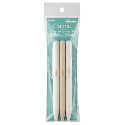 Pentel One Point Calme Pure Cafe Ballpoint Pen 3 Types - Xbxast1-Kiichin - The #1 Place for Japanese Goods in Your Hand!