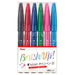 Pentel 6-Color Set A Brush Touch Felt Pen - SES15C-6Sta Pentel Collection-Kiichin - The #1 Place for Japanese Goods in Your Hand!