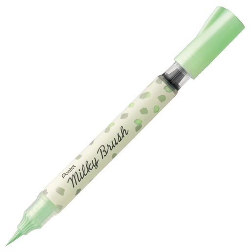 Pentel Pastel Green Color Brush Pen - Milky Brush Xgfh-Pk-Kiichin - The #1 Place for Japanese Goods in Your Hand!