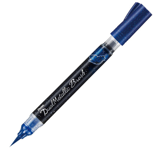 Pentel Dual Metallic Blush Blue and Green Xgfh-Dc Pen-Kiichin - The #1 Place for Japanese Goods in Your Hand!