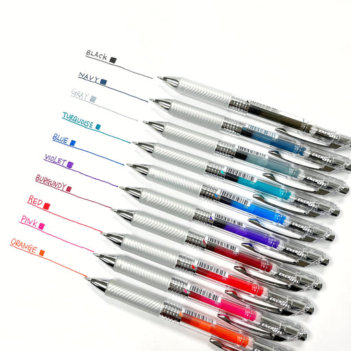 Pentel EnerGel Infree 0.7mm Gel Ink Ballpoint Pen 10 Colors Pack-Kiichin - The #1 Place for Japanese Goods in Your Hand!
