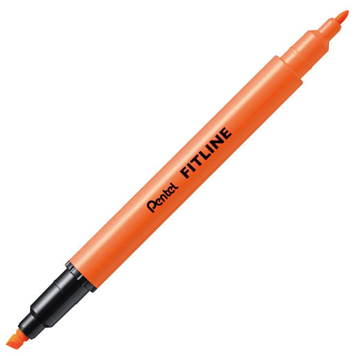 Pentel Fitline Orange Highlighter 10-Count Pack - SLW11-F-Kiichin - The #1 Place for Japanese Goods in Your Hand!