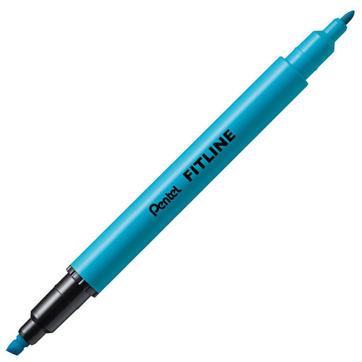 Pentel Fitline Sky Blue Highlighter Xslw11-S Pack of 5-Kiichin - The #1 Place for Japanese Goods in Your Hand!