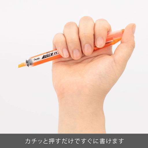 Pentel Handy Line S Sxns15-F 10-Pack Orange Highlighters-Kiichin - The #1 Place for Japanese Goods in Your Hand!