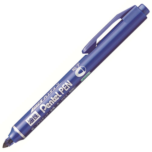 Pentel Fine Point Blue Permanent Marker Handy S Pentelpen 10 Piece NXS15-CP-Kiichin - The #1 Place for Japanese Goods in Your Hand!