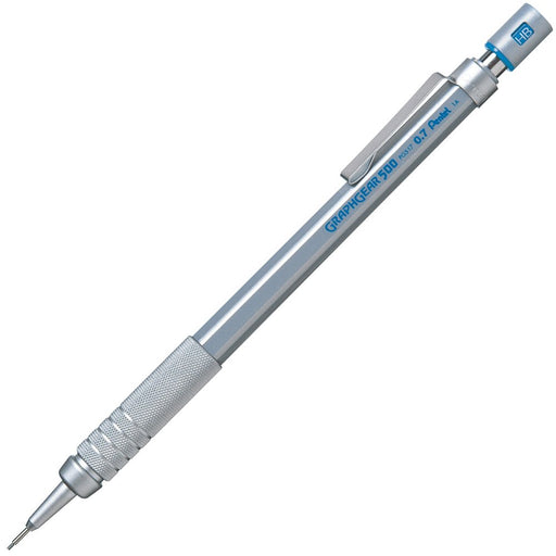 Pentel Graph Gear 500 Mechanical Pencil Silver 0.7mm - PG517-Kiichin - The #1 Place for Japanese Goods in Your Hand!