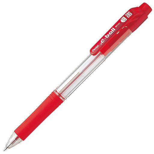 Pentel Red Dot E-Ball 0.7mm Oil-Based Ballpoint Pens 5 Pack XBK127-B-Kiichin - The #1 Place for Japanese Goods in Your Hand!