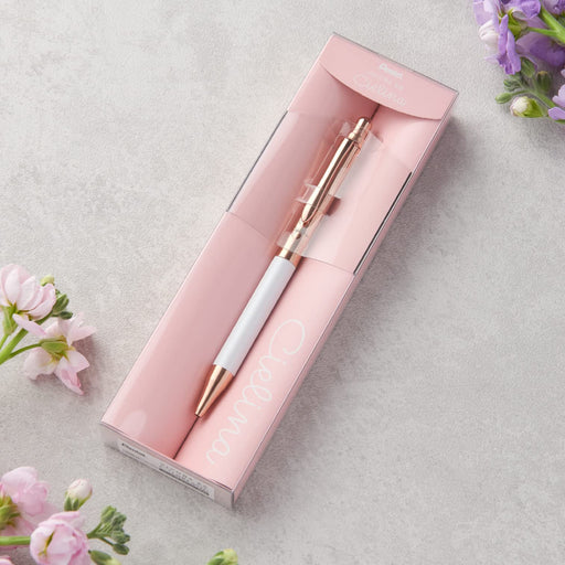 Pentel Vicuna Ex Sierra Bx3005Cw Ballpoint Pen 0.5mm Tip White Barrel 28g Weight-Kiichin - The #1 Place for Japanese Goods in Your Hand!