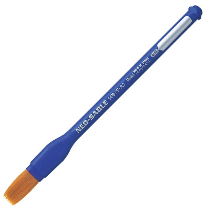 Pentel Efude Neo Sable ZBNF-14 Flat Paint Brush Set of 10 No. 14-Kiichin - The #1 Place for Japanese Goods in Your Hand!
