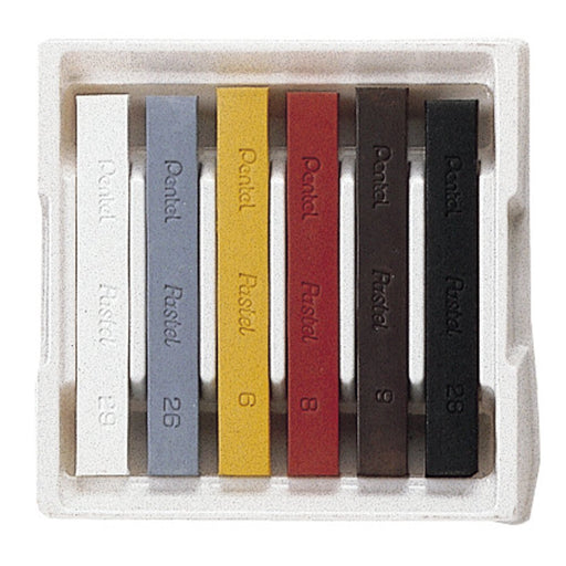 Pentel Pastel Ga-6Ad Low Saturation 6 Colors Set - Pentel-Kiichin - The #1 Place for Japanese Goods in Your Hand!