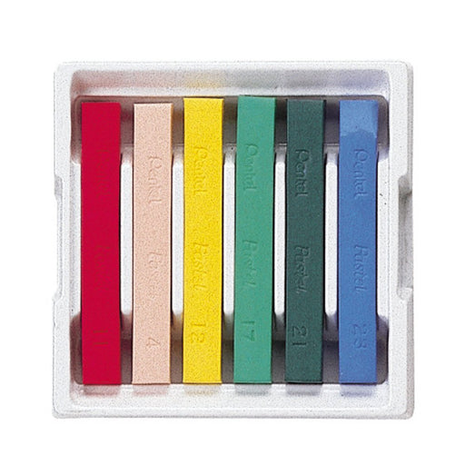 Pentel Pastel Ga-6Bd 6-Color Set High Saturation Quality Art Supplies-Kiichin - The #1 Place for Japanese Goods in Your Hand!