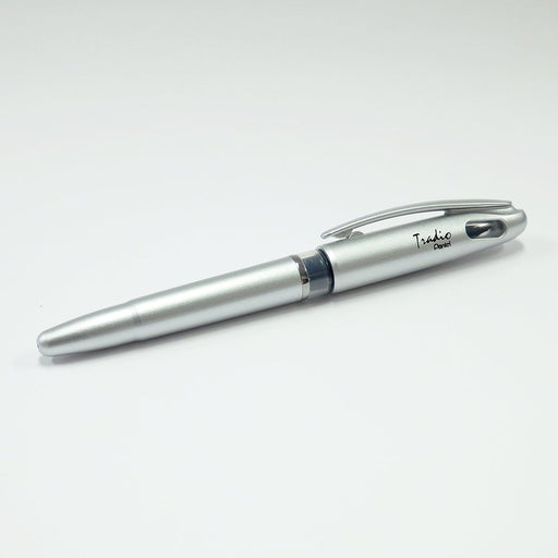 Pentel Tradio Plaman Silver Shaft Pen TRJ74 - High-Quality Writing Instrument-Kiichin - The #1 Place for Japanese Goods in Your Hand!
