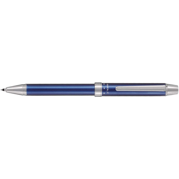 Pilot Evolt 2+1 Herringbone Blue-Black Body Pen 0.7mm Ballpoint 0.5mm Mechanical Pencil-Kiichin - The #1 Place for Japanese Goods in Your Hand!