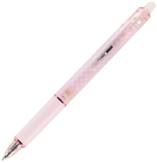 Pilot Frixion Ball Knock Design Series 0.5mm Pink Ballpoint Pen Check Pattern-Kiichin - The #1 Place for Japanese Goods in Your Hand!