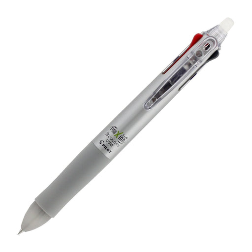 Pilot Frixion Ball 3 Silver Erasable Multi-Color Ballpoint Pen 0.38mm-Kiichin - The #1 Place for Japanese Goods in Your Hand!