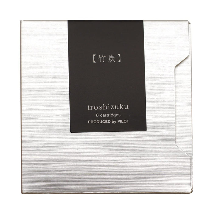 Pilot Iroshizuku Bamboo Charcoal 0.9Cc Fountain Pen Cartridge Pack of 6-Kiichin - The #1 Place for Japanese Goods in Your Hand!